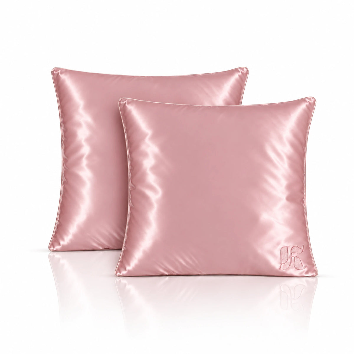 Taie Oreiller Rose x2